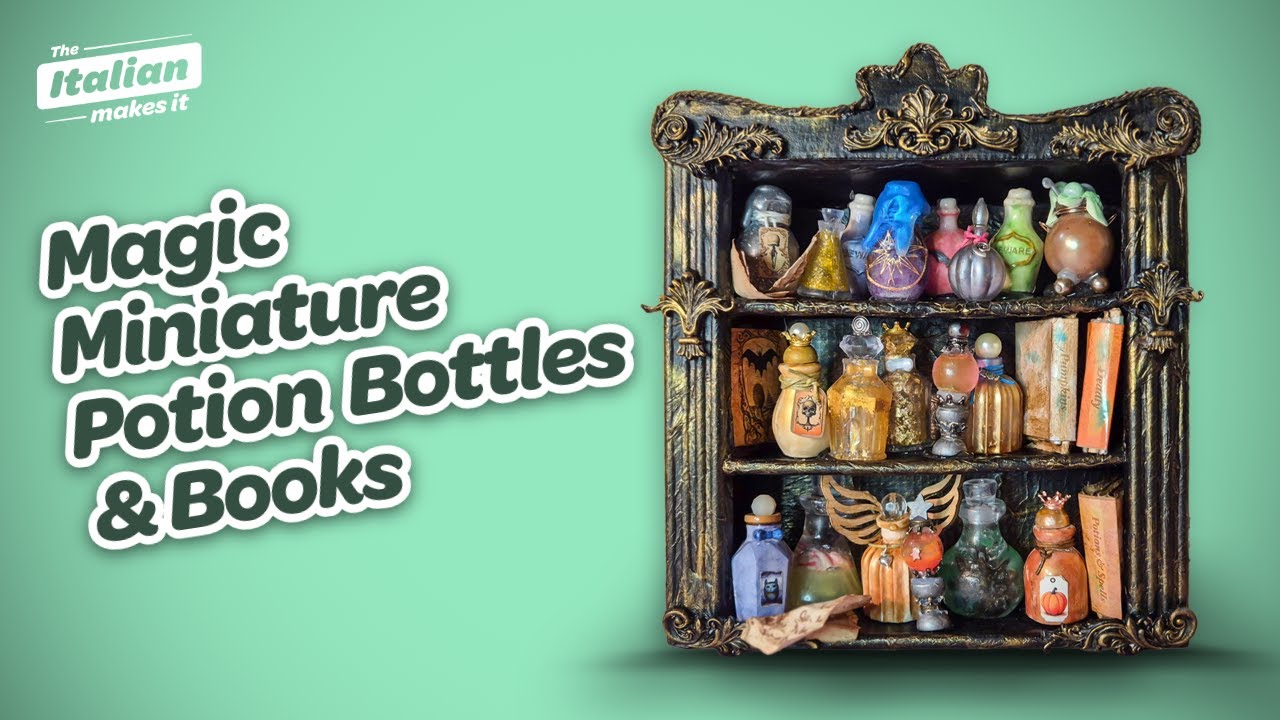 DIY Mini Potion Bottles: Create Magic with Resin!