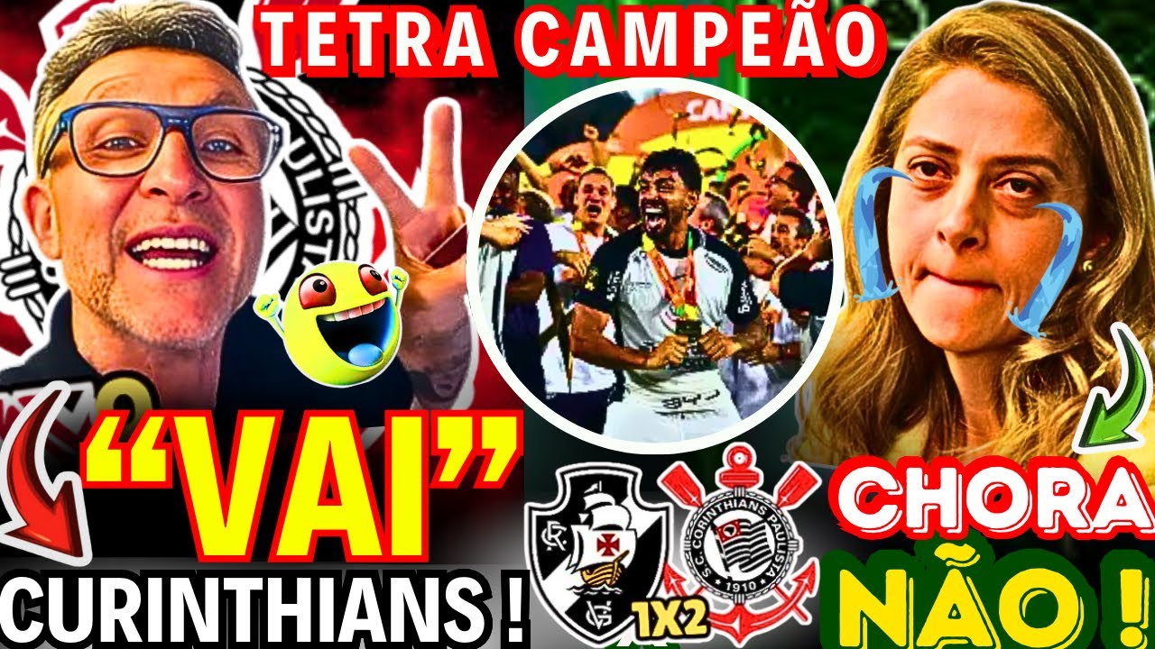 🤣Memphis Depay decide, Craque Neto vai à loucura e Corinthians é tetracampeão da Copa do Brasil!