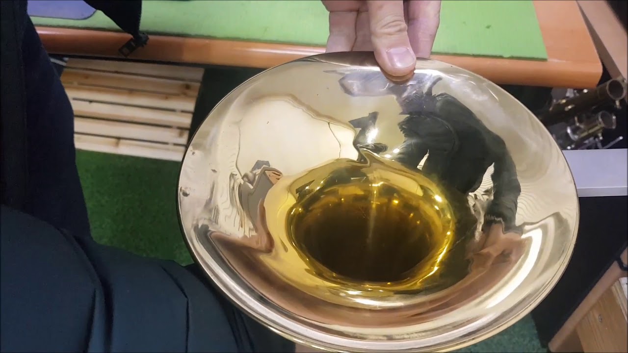trombone trumpet  bell dent repair