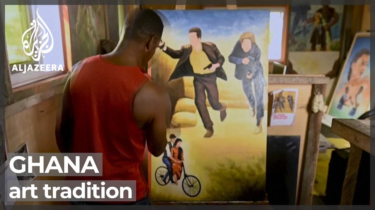 Ghana artist's bid to preserve film posters makes international splash