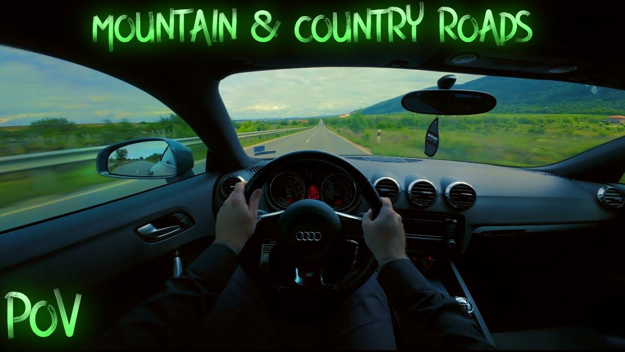 2007 Audi TT 2.0 TFSI - Mountain & Country Roads - 4K POV - Manual - Custom 76mm Exhaust