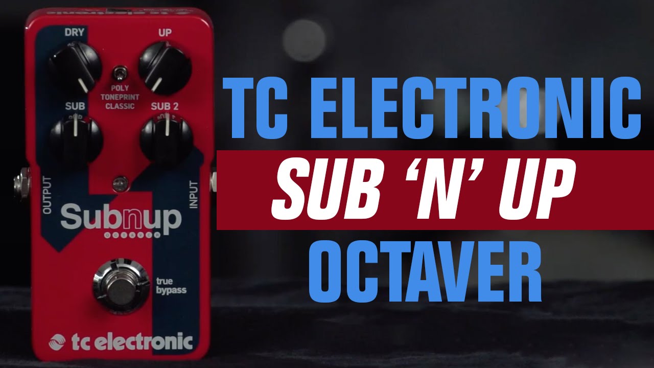TC Electronic Sub 'n' Up Octaver Pedal