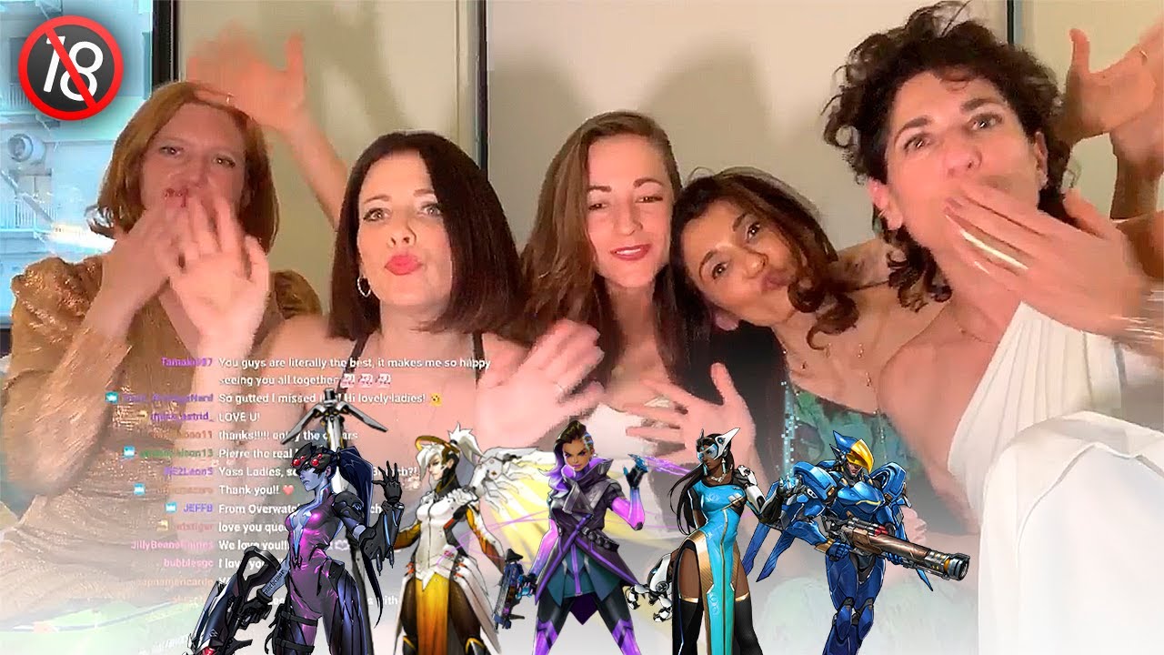 Overwatch Voice Actresses - Funniest Moments of the Pre-Oscar Twitch Stream