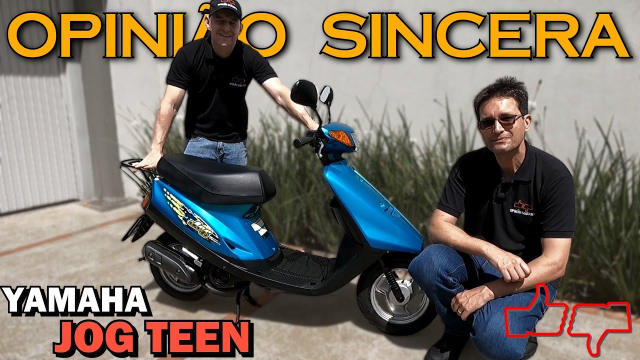 Primeira SCOOTER brasileira! YAMAHA Jog 50 teen - História, preço, consumo, avaliação completa!