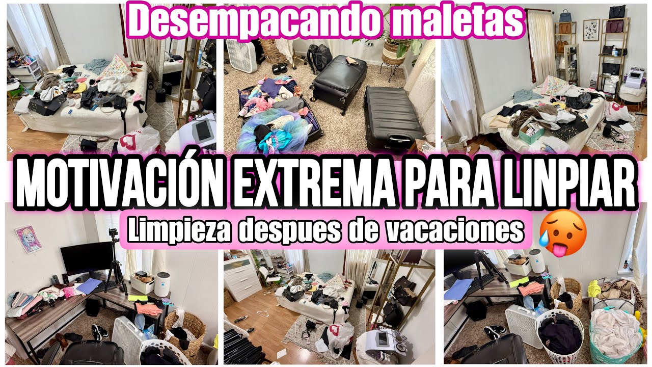 🥵 UN COMPLETO DESASTRE EN MI CASA 😳 3 DÍAS DE LIMPIEZA EXTREMA Y PROFUNDA🥵MOTIVACIÓN PARA LIMPIAR🧺🧼