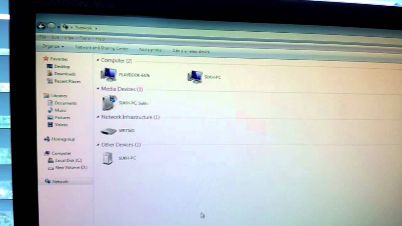 How to transfer files wirelessly from PlayBook to computer