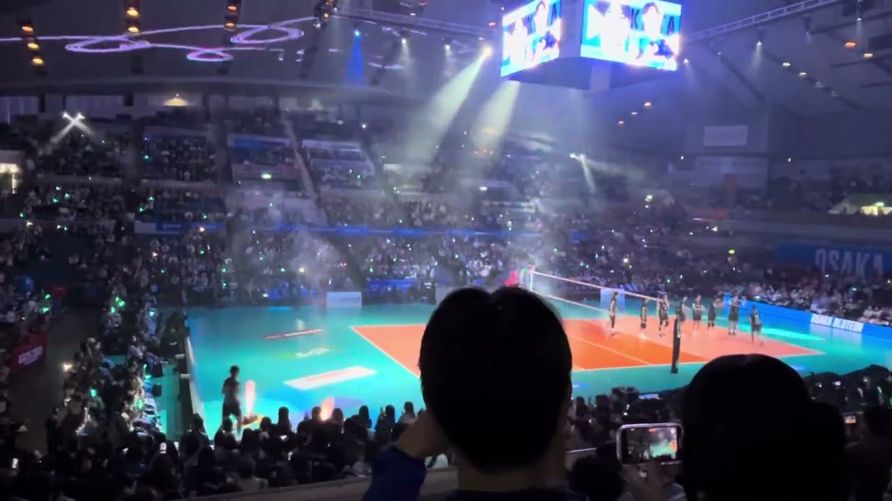 250406 SVリーグ🏐　大阪プルデオン　vs サントリーサンバーズ　おおきにアリーナ舞洲
