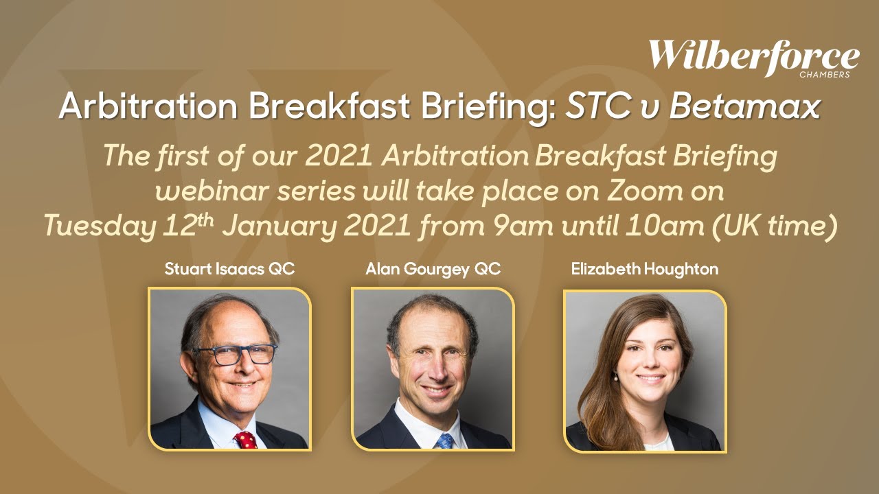Arbitration Breakfast Briefing: STC v Betamax