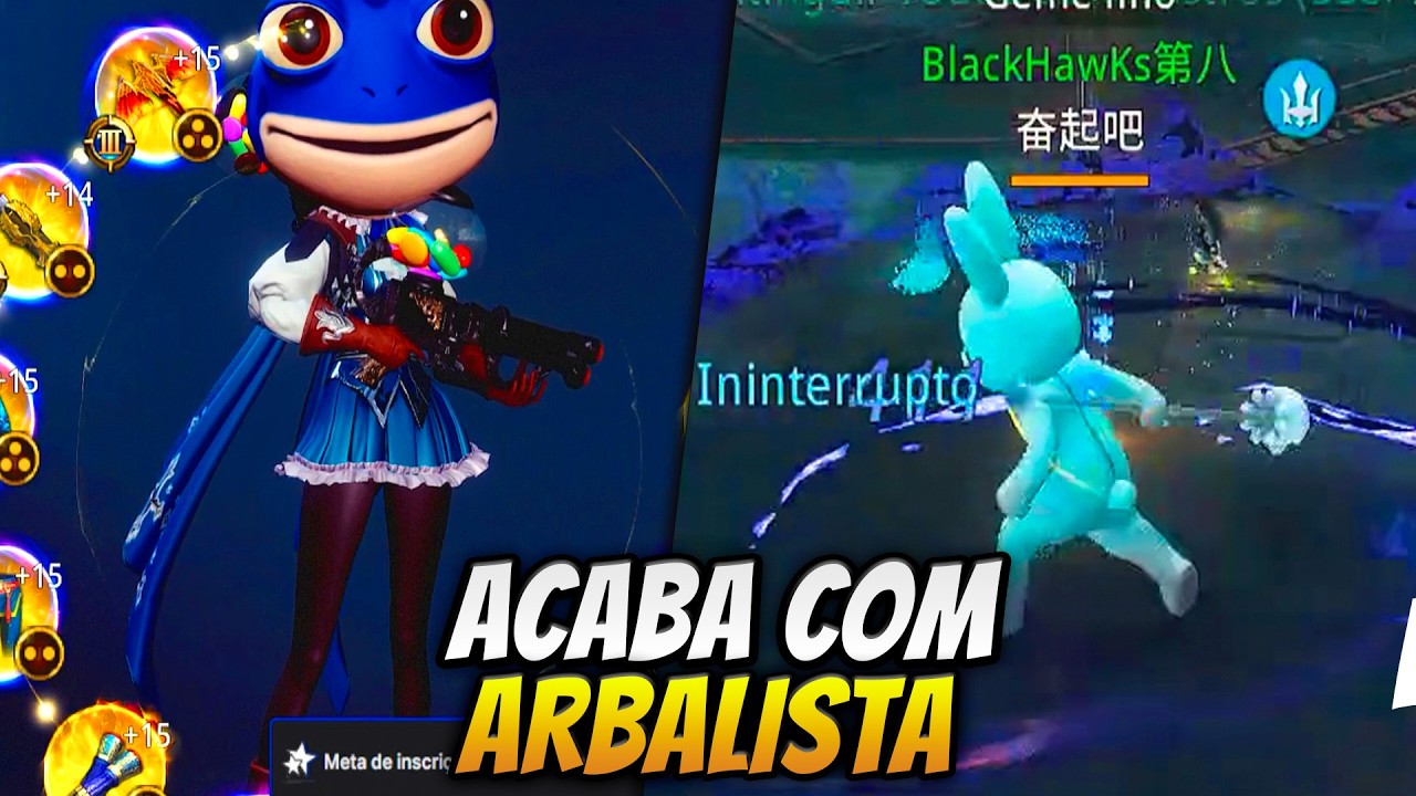 LANCEIRO COM 0 COOLDOWN ACABA COM ARBALISTA | MIR4