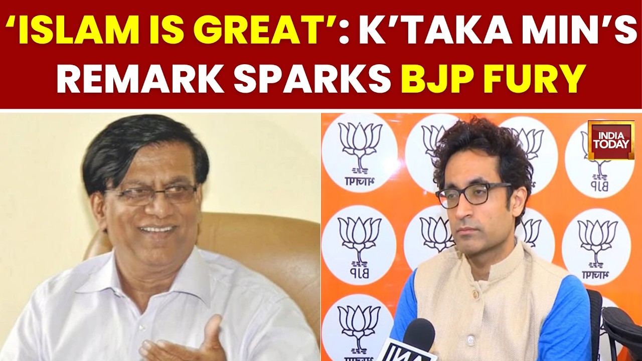 Basavaraj Raya Reddy's 'Islam Superior' Remark Sparks BJP-Congress War | K'taka News | India Today