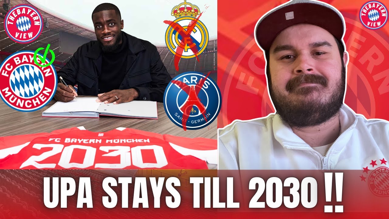 OFFICIAL: Dayot Upamecano has extended his contract at FC Bayern until 2030 ✍️🇫🇷