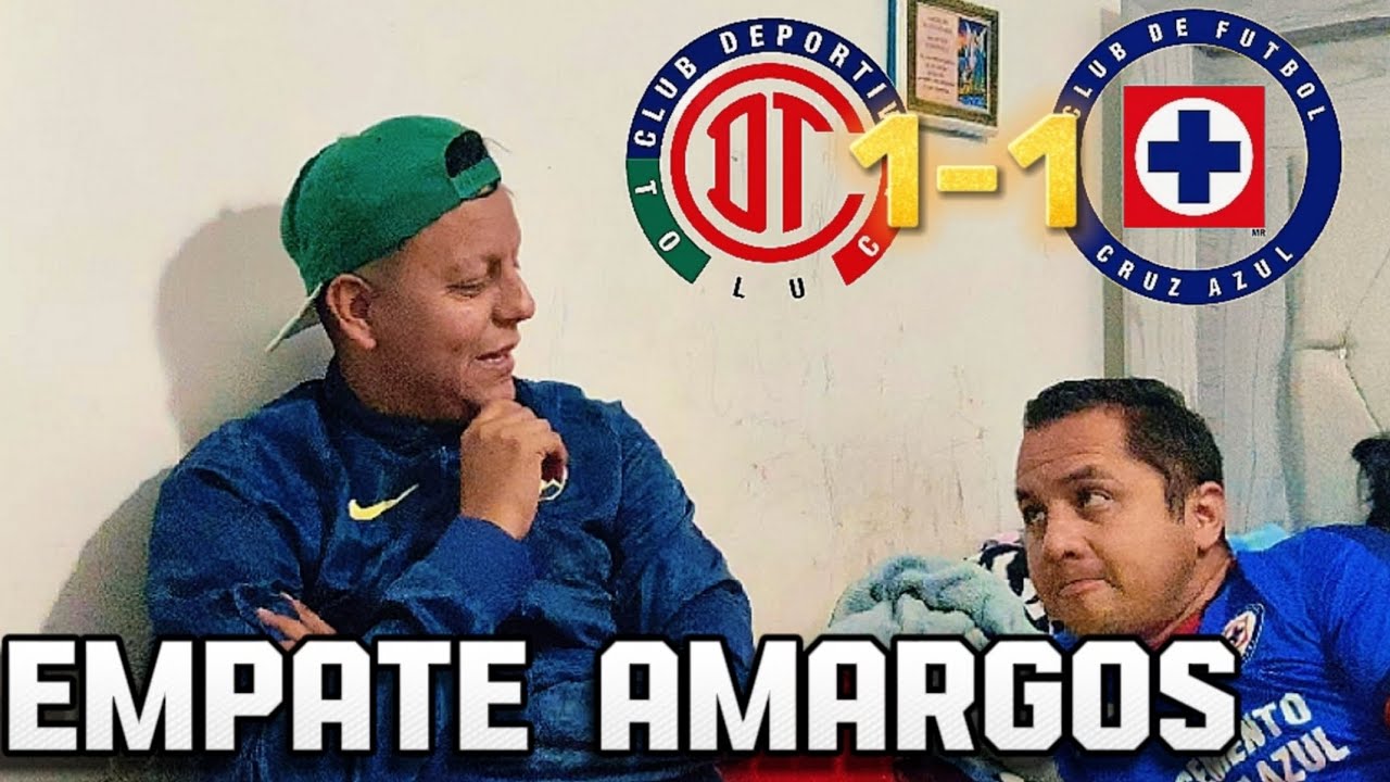 Pero que ABURRIDO EMPATE  de estos equipos 😂,  reacción  Toluca 👹 cruz azul🐰 