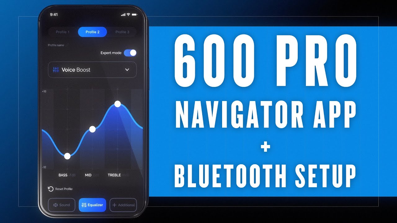 RIG 900 MAX | RIG 600 PRO Bluetooth Setup and Navigator App Tutorial