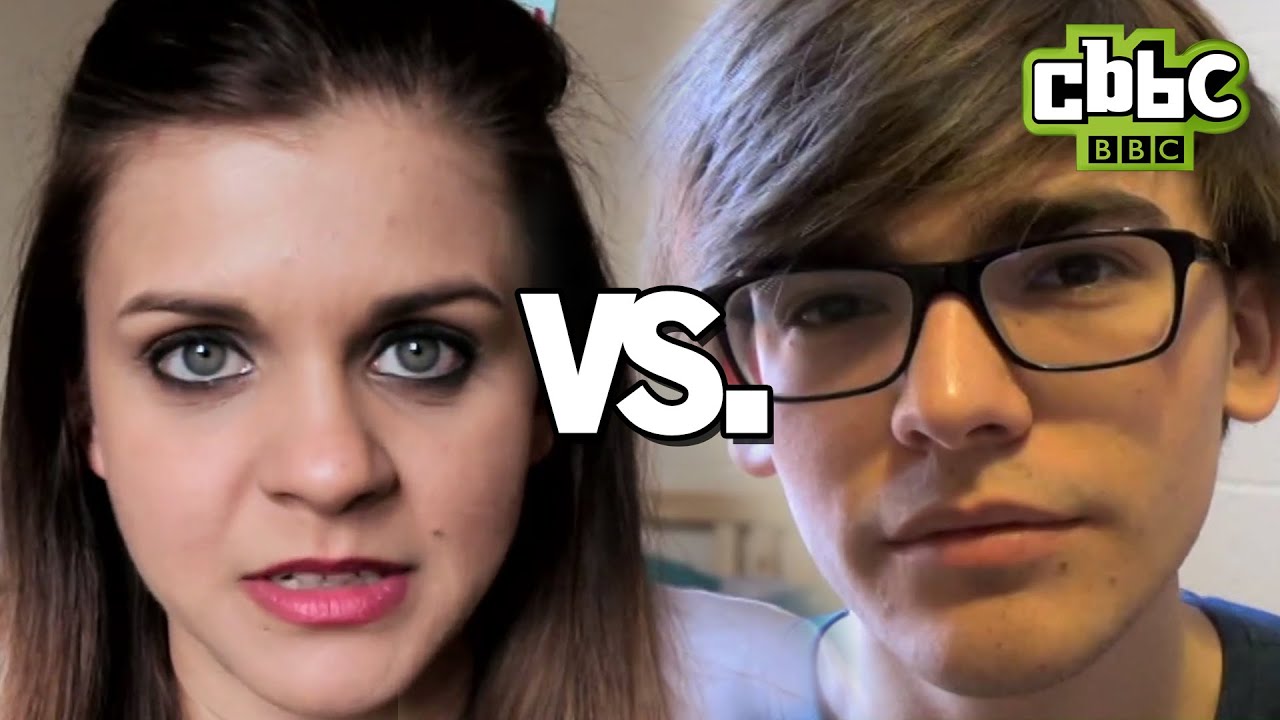 Lauren vs Myles on WHOOPS I MISSED THE BUS - CBBC