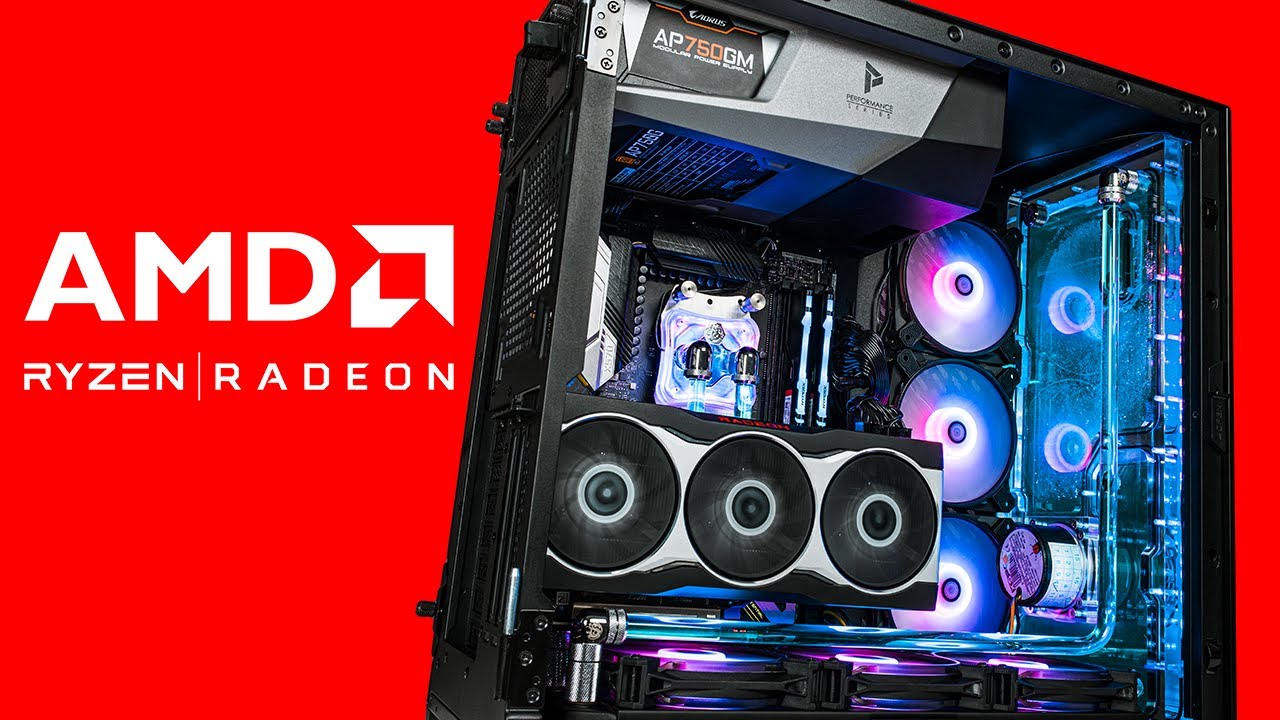 AMD Full System !!! ANTEC P120 Crystal Time-lapse Build ft. D5 Pump and Distro Plate