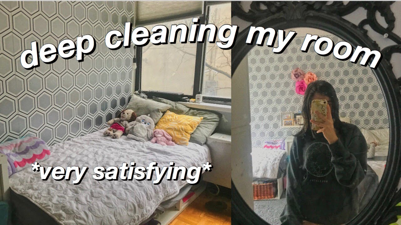 deep cleaning my room! *very satisfying*