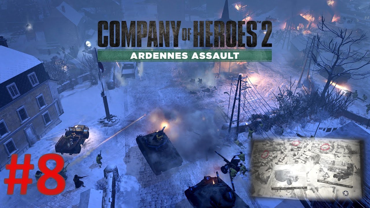 Company of Heroes 2 Ardennes Assault Playthrough Part 8: Espeler [Hard Difficulty]