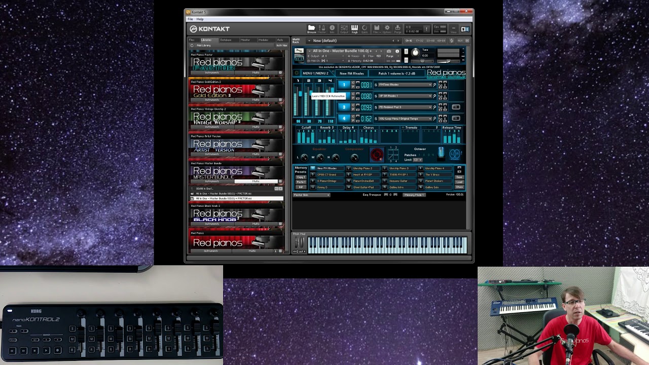 Como configurar seu Korg Nano Kontrol 2 para Kontakt