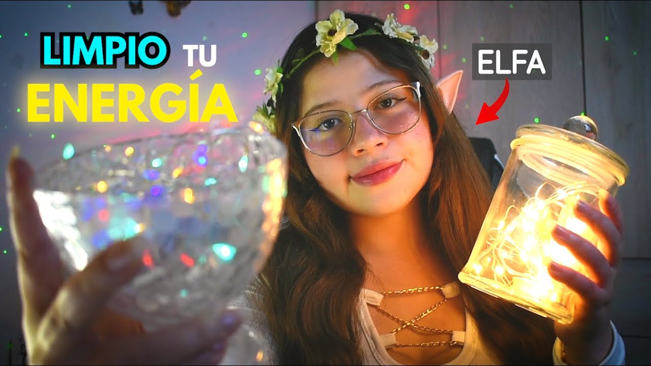 ASMR👹 TE QUITO las MALAS ENERGIAS 🤏🏻🧝🏻‍♀️ ELFA Plucking bad energy ✨Vivalen ASMR