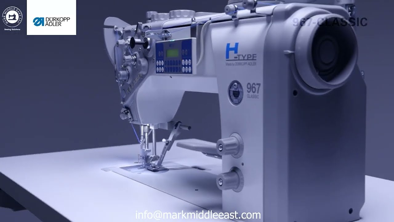 967 Classic |  THE H TYPE SINGLE NEEDLE LOCKSTITCH FLAT BED MACHINES WITH XL BARREL SHUTTLE HOOK 1