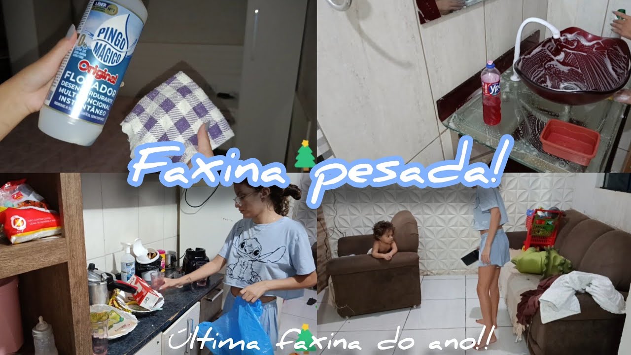 Última faxina do ano|Limpei tudo🥰💚♥️🌲