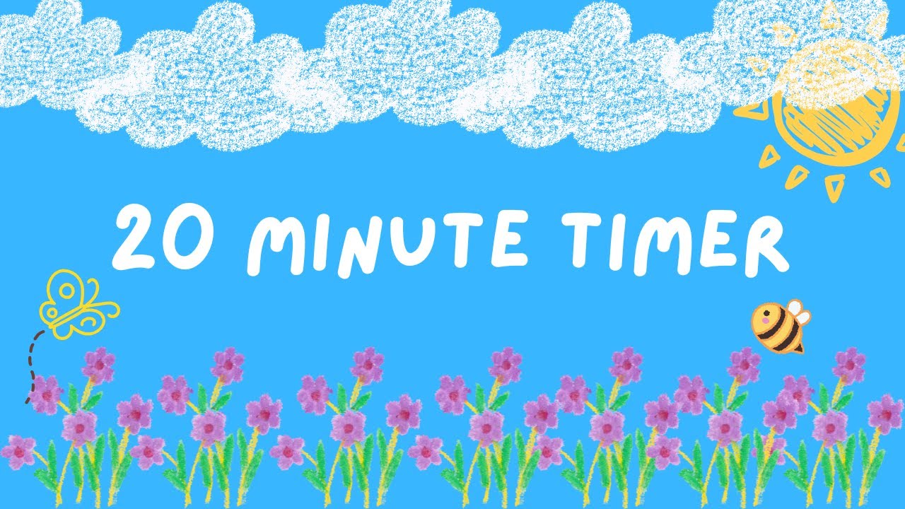 20-Minute Spring Timer | Beautiful Gentle Music #timer #classroomtimer