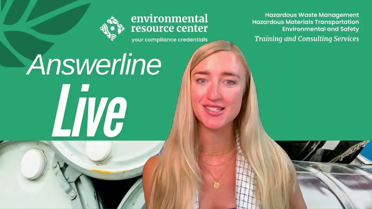 Answerline Live: Do employees who unload hazmat packages from trucks need DOT hazmat training?