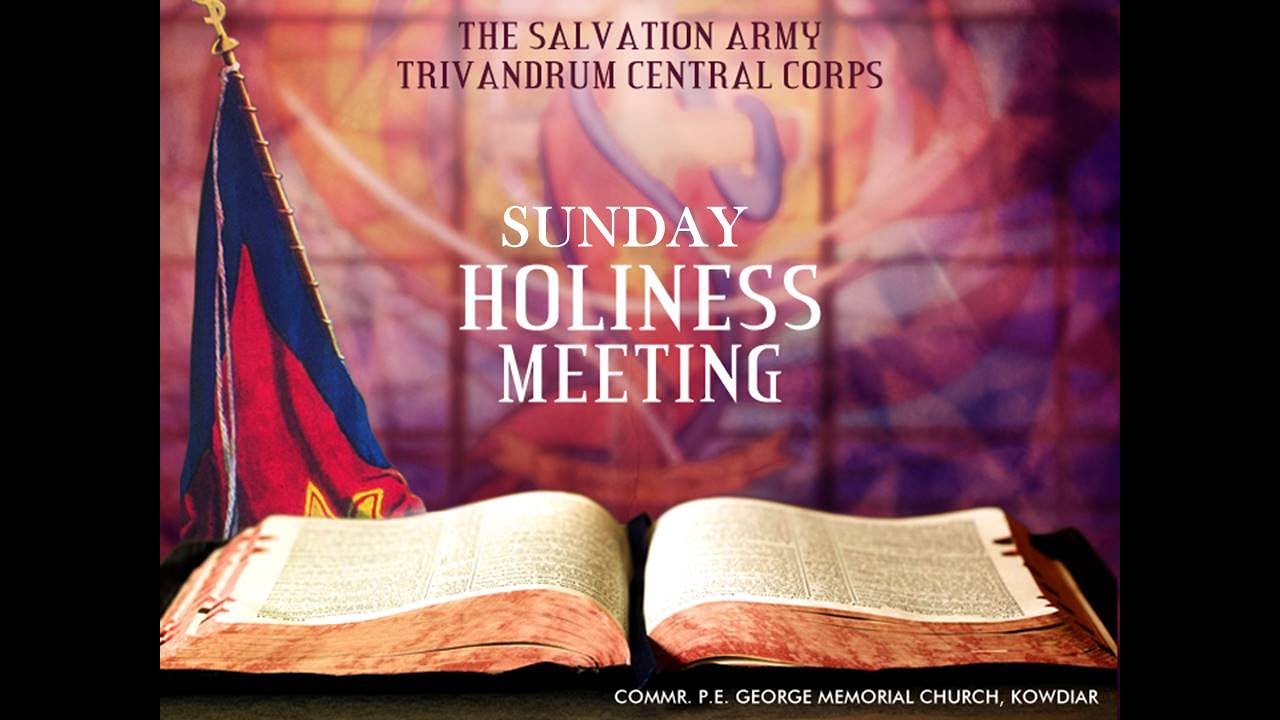 SUNDAY HOLINESS MEETING | 08.02.2026 | THE SALVATION ARMY CENTRAL CORPS KOWDIAR TRIVANDRUM