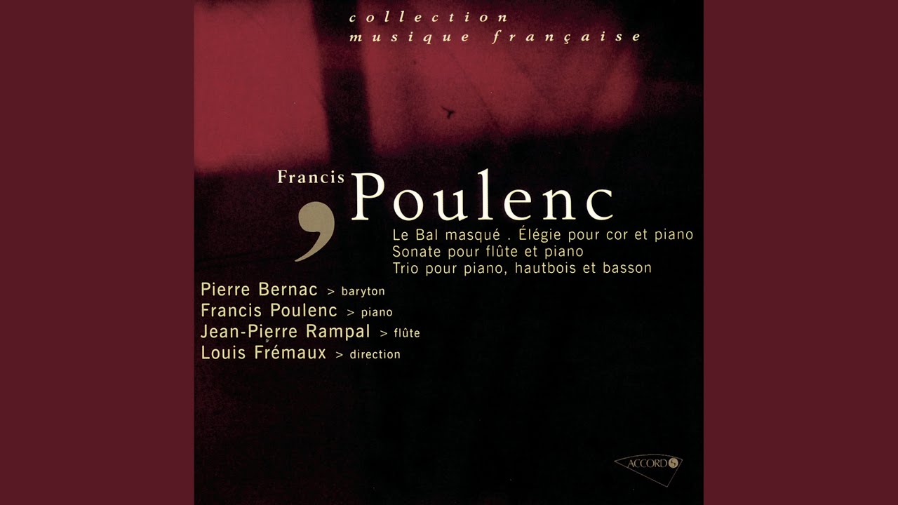 Poulenc: Elégie pour cor et piano