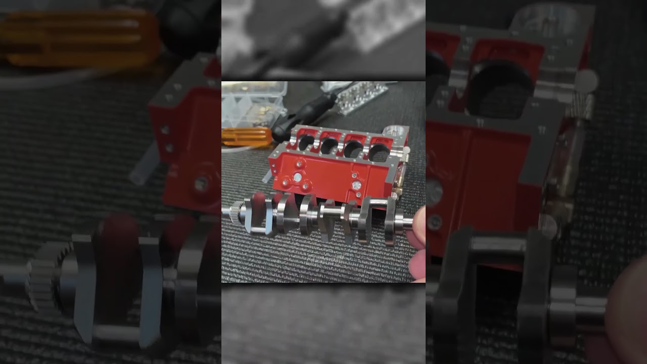 A real V8 engine inside an RC car&hellip; genius or total madness? 🔥🚗