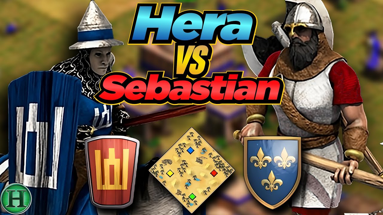Lithuanians vs Franks | 1v1 Arabia | vs Sebastian | AoE2