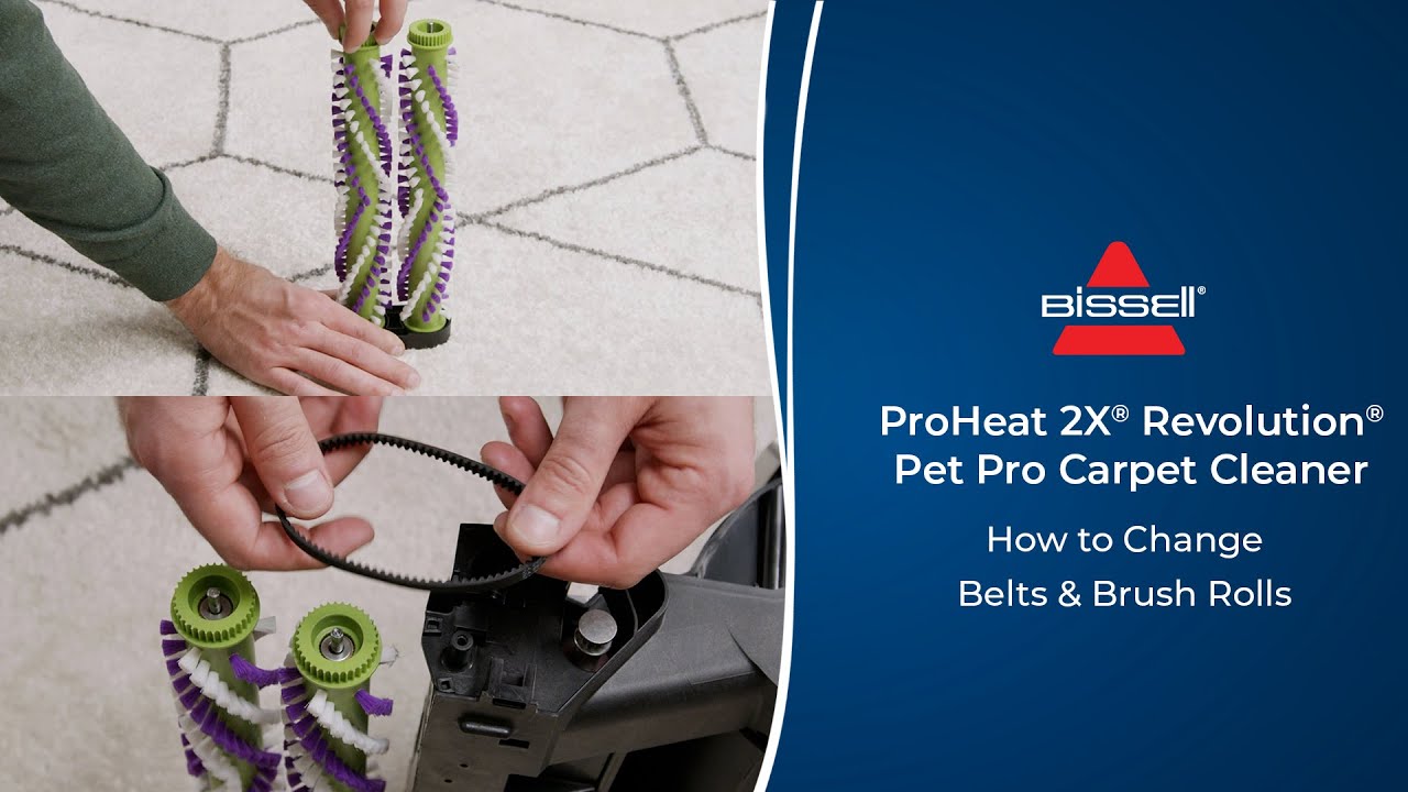 How to Change Belts & Brush Rolls | ProHeat 2X® Revolution® Pet Pro Carpet Cleaner