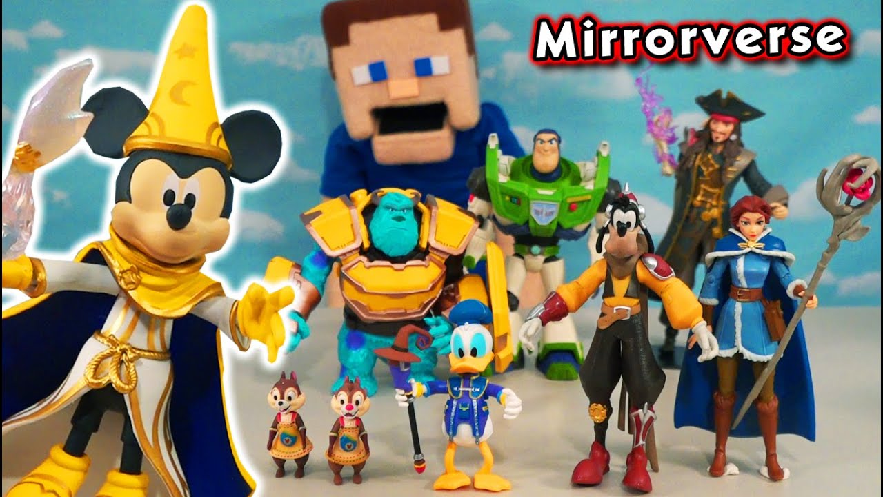 Disney's Mirrorverse Mcfarlane Toys Video Game App Figures! Puppet Steve