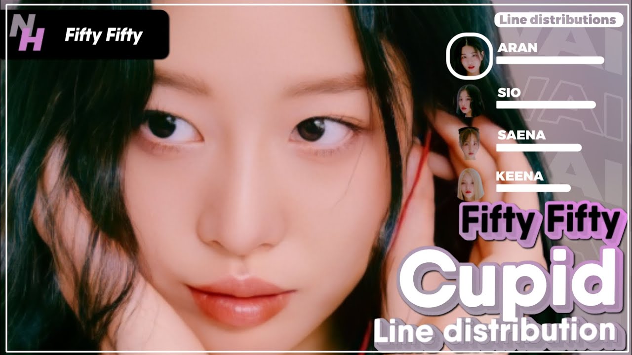 FIFTY FIFTY - 'Cupid' (Line Distribution Color Coded) @nawaii_k