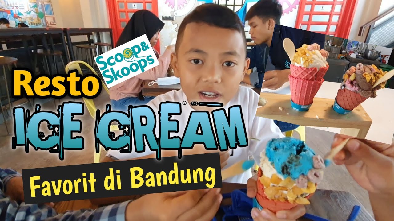 Resto Ice Cream Favorit Nyaman dan TerEnak di Bandung #deldido