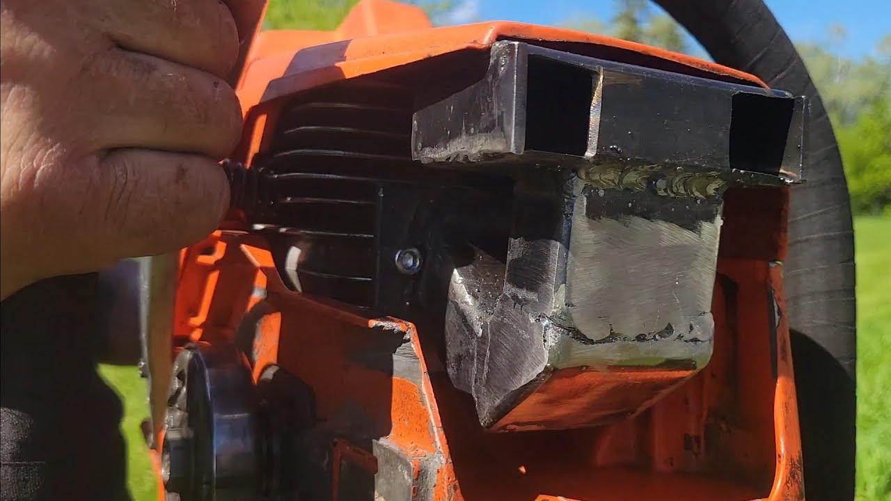 BUILDING A BEARCLAW PIPE FOR A 394XP CHAINSAW