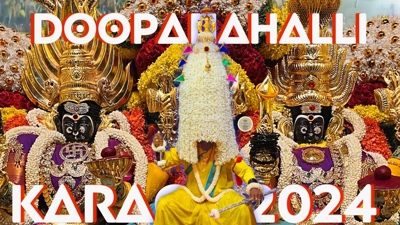 DOOPANAHALLI KARAGA 2024 | SRI MUTHYALAMMA & SRI SATHYAMMA DEVI TEMPLE | #templemonk #karaga2024