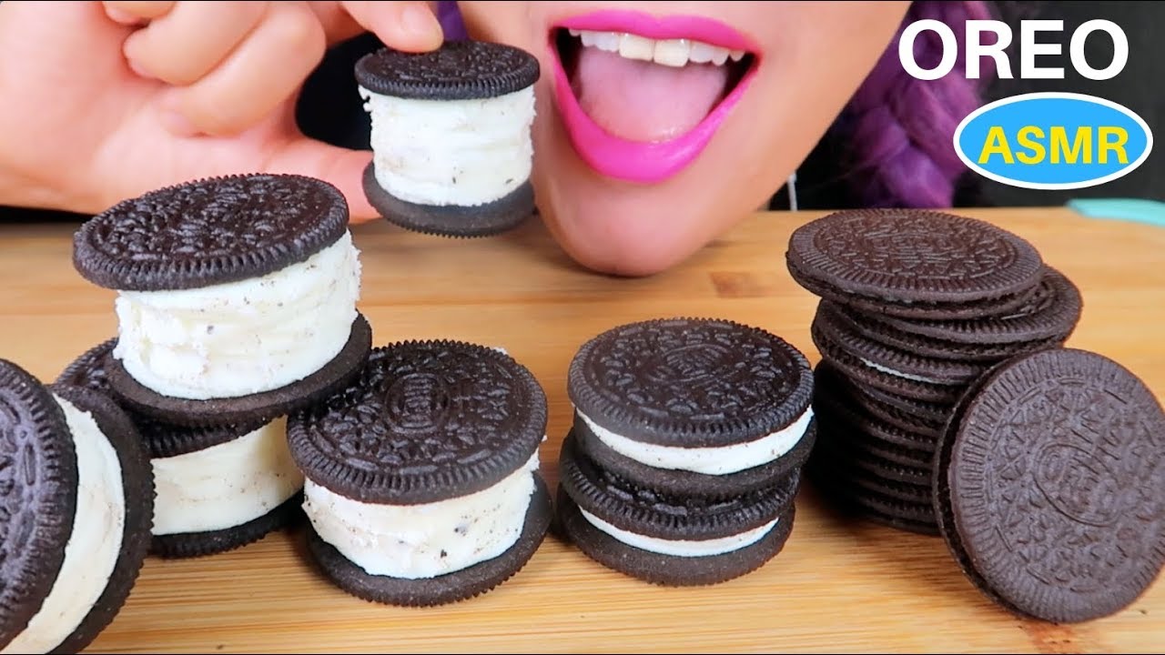 ASMR 오레오 쿠키 먹방| OREO MEGA STUF, THINS  Crunchy eating sound CURIE. ASMR