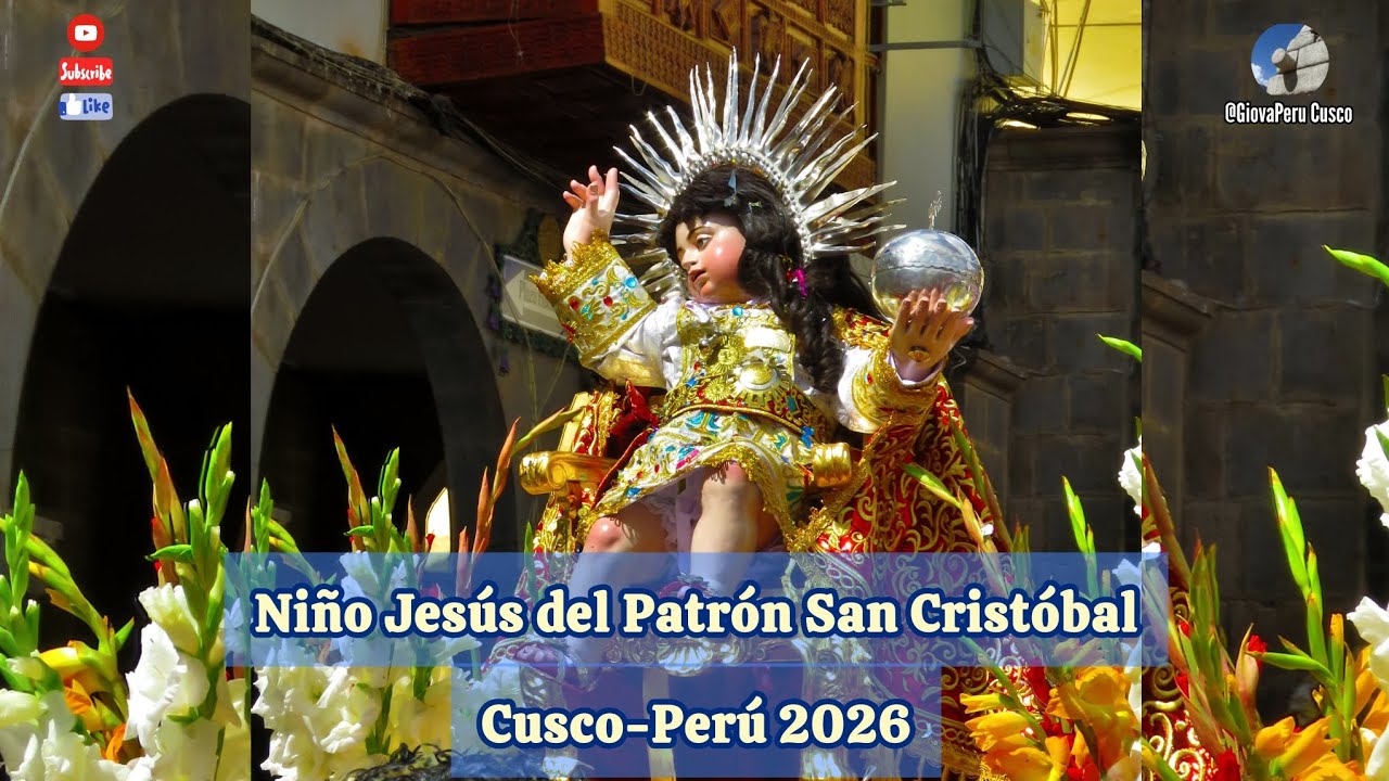 Niño Jesús del Patrón San Cristóbal Cusco-Perú #corpuschristi 