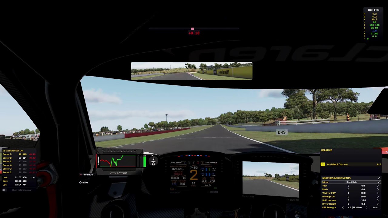 iRacing Bathurst Test Stream - last minute practice