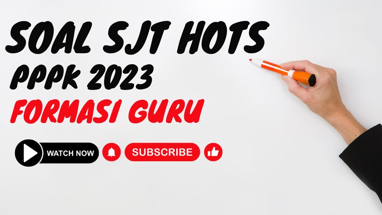 FULL SCORE SOAL SJT PPPK 2023 SITUATIONAL JUDGEMENT TEST #pppk2023 #pppkguru