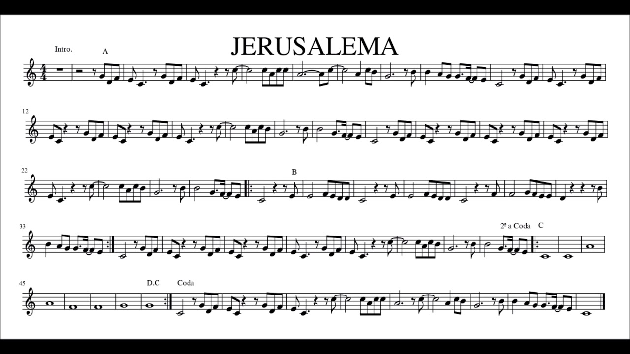 JERUSALEMA flauta