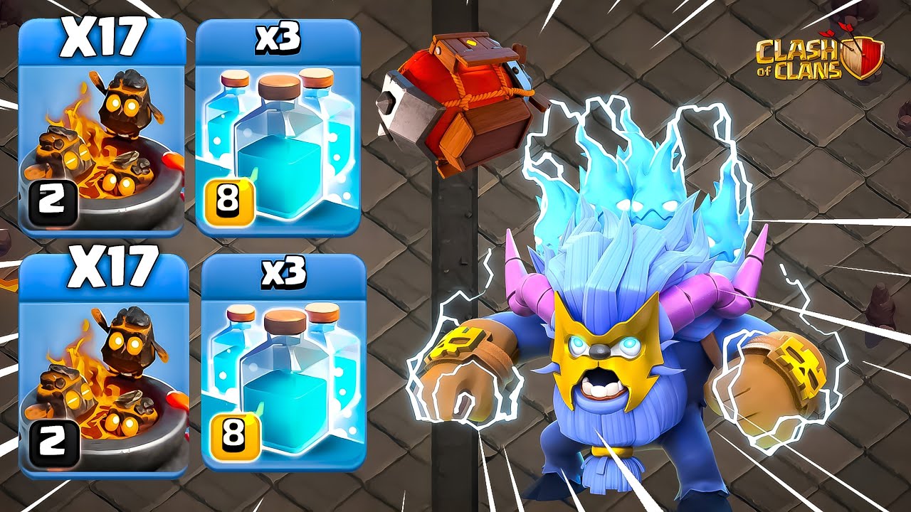 Th15 Furnace Attack | Super Yeti Clone BLIMP Mass Furnace Strategy - Clash of Clans