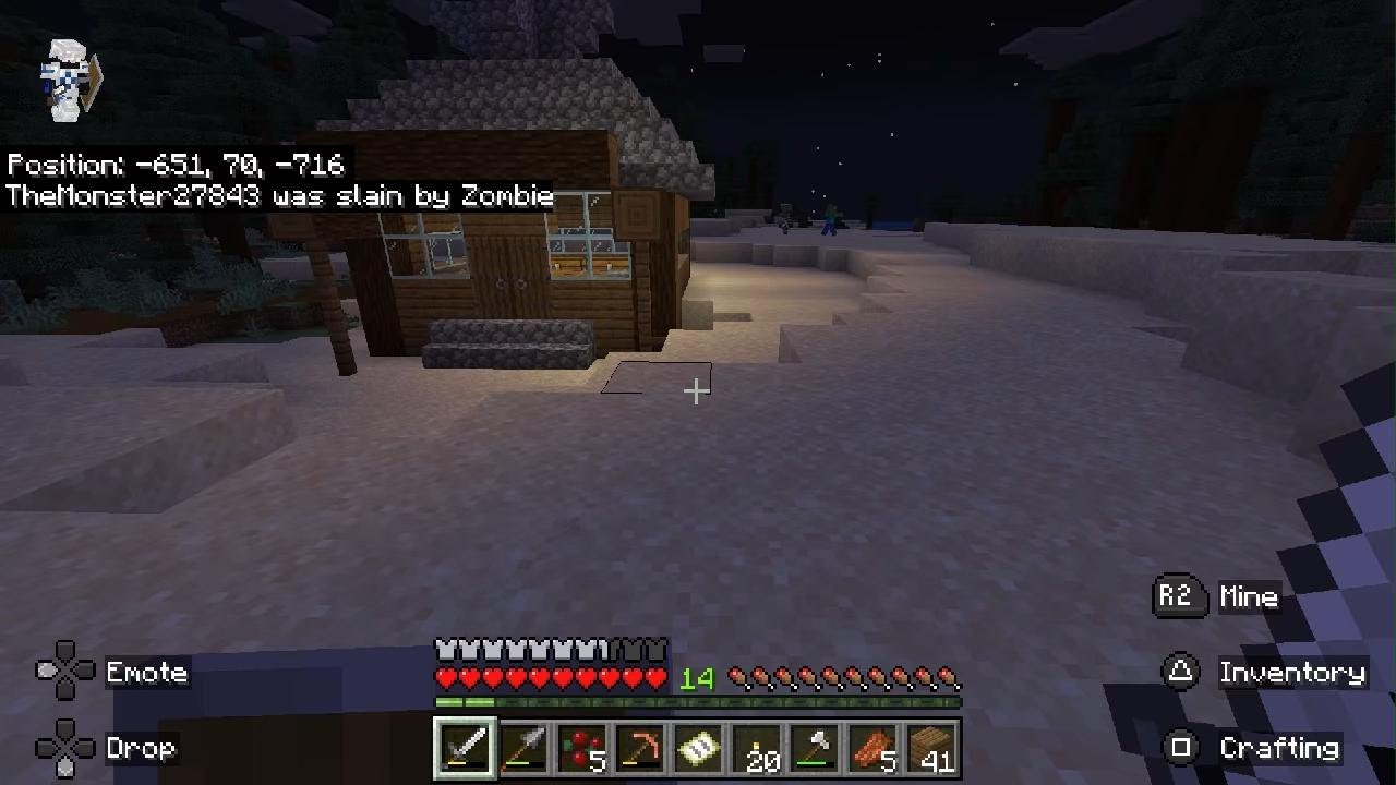 Minecraft monster hunting
