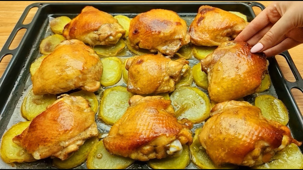Всем понравился рецепт от моей бабушки❗Delicious Dinner❗Chicken Thighs! #326