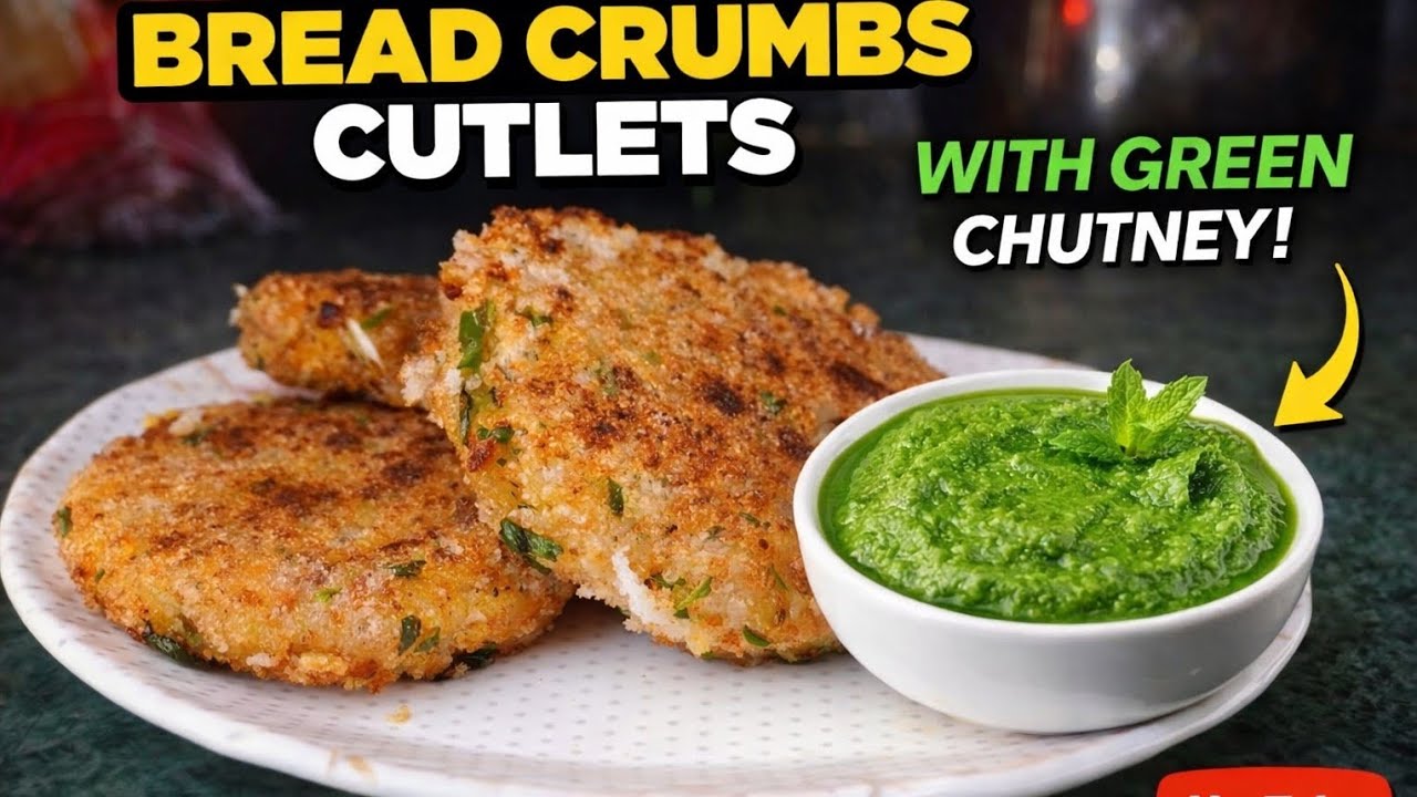 Bread Crumbs Cutlet Recipe|Crispy Evening Snack|Easy Bread CutletCrispy Perfect Tea Time Snackcutlet