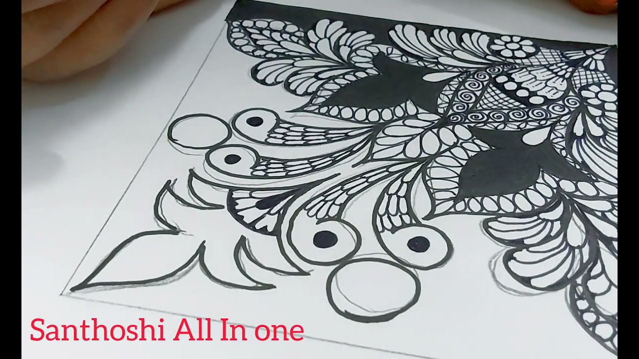 Mandala art for beginners 🙂/basic mandala/relaxing video/easy and simple #mandalaart #illustration