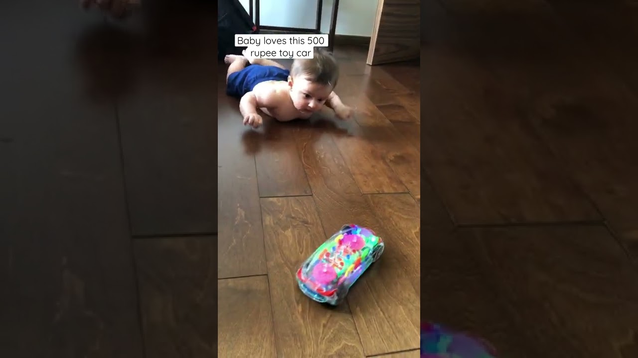 The best toy car for baby with enticing lights & music #baby #babyboy #cutebaby #mixedbaby #toy