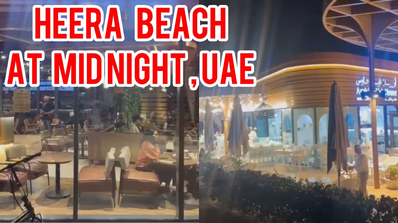 MID NIGHT AT HEERA BEACH, SHARJAH 