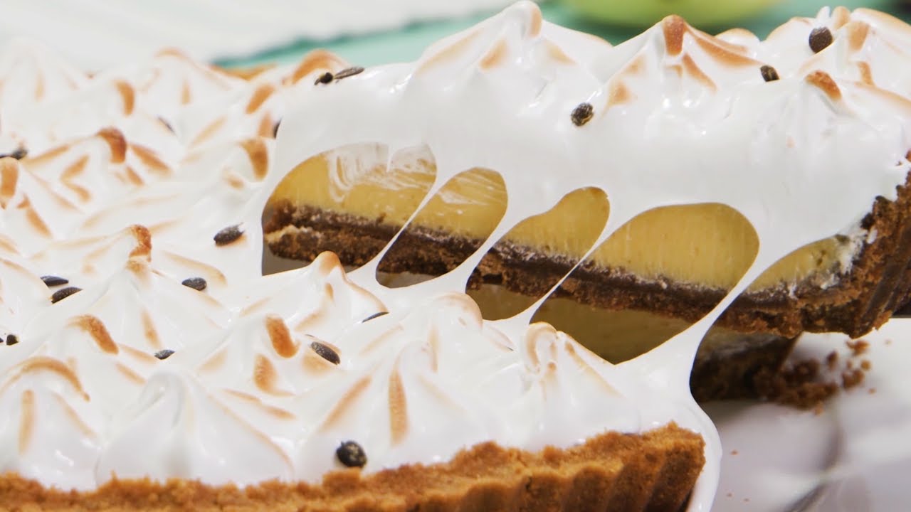 Pie de maracuyá con merengue suizo | BUENAZO!